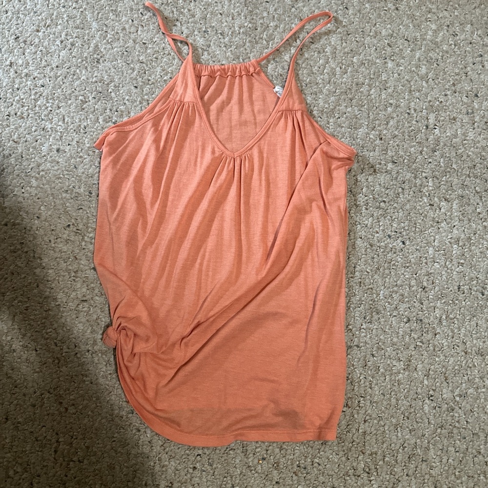 Source Unknown Peach Tank Top